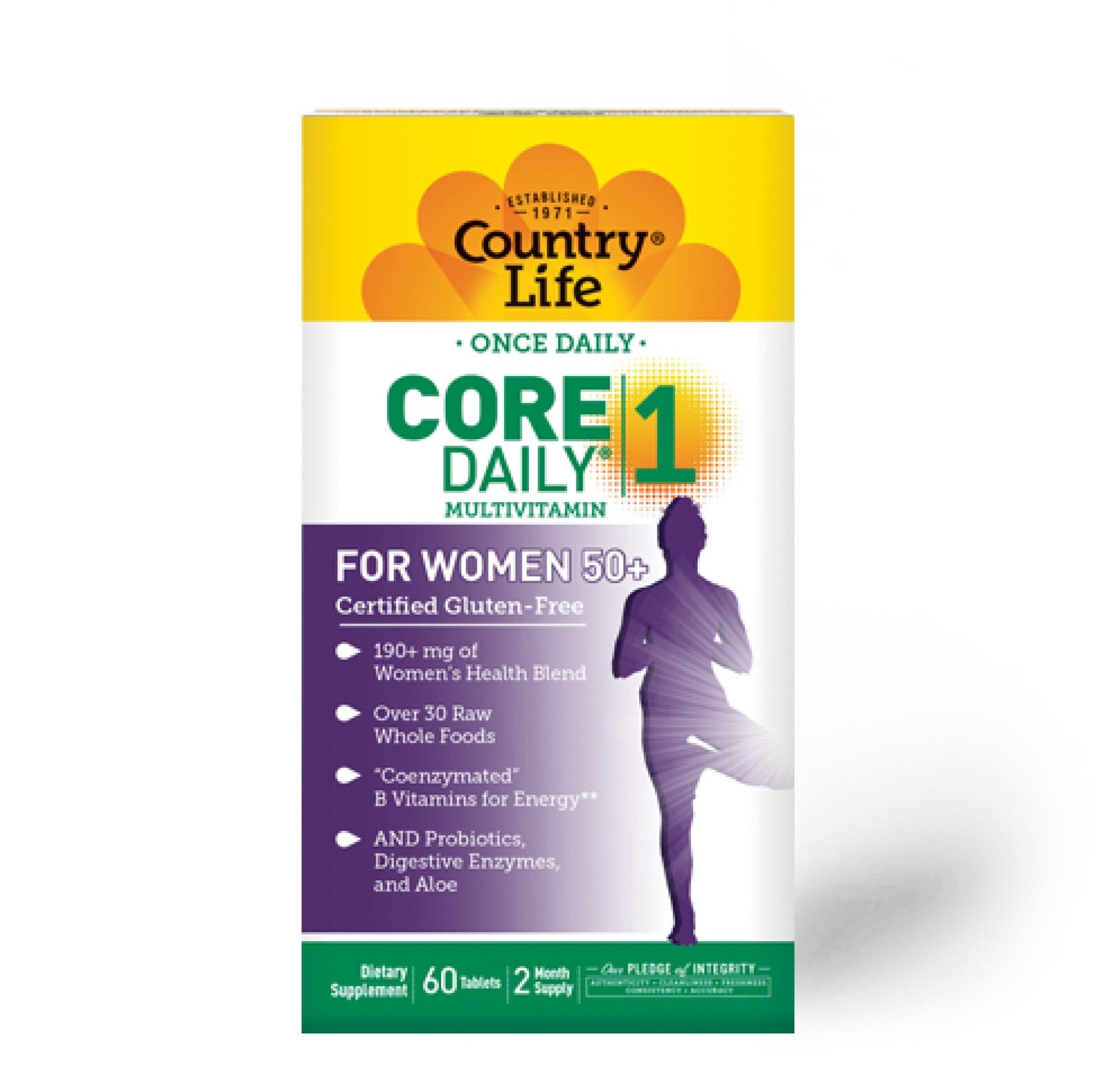 Country Life CORE Daily-1 Women's 50+ 60 Tablet