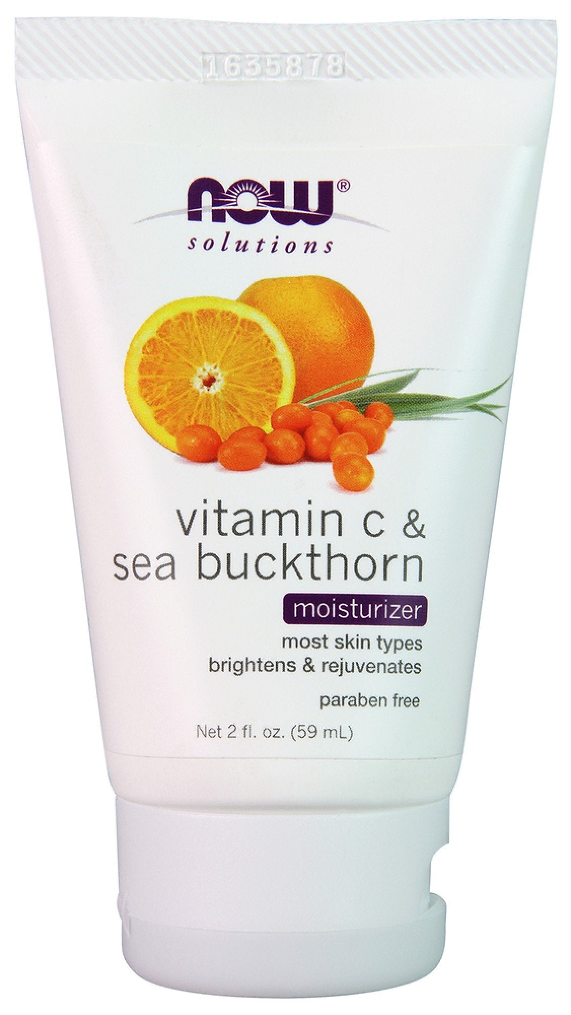 Now Foods Solutions Vitamin C &amp; Sea Buckthorn Moisturizer 2 oz Lotion