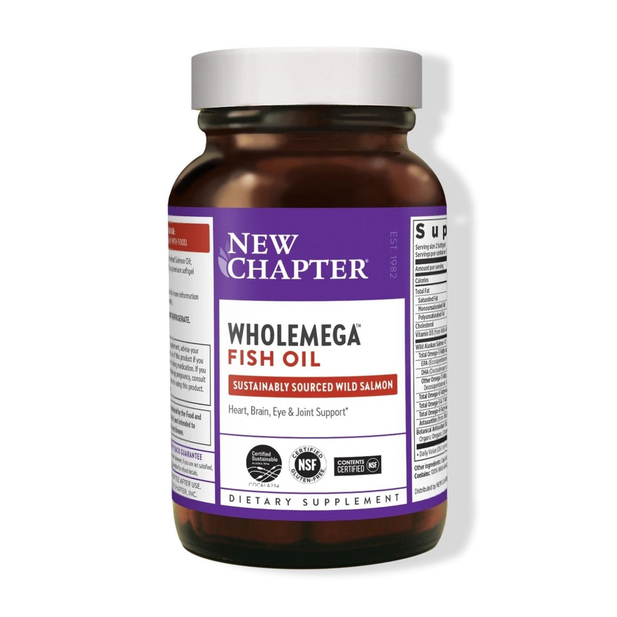 New Chapter Wholemega 1,000 mg 180 Softgel