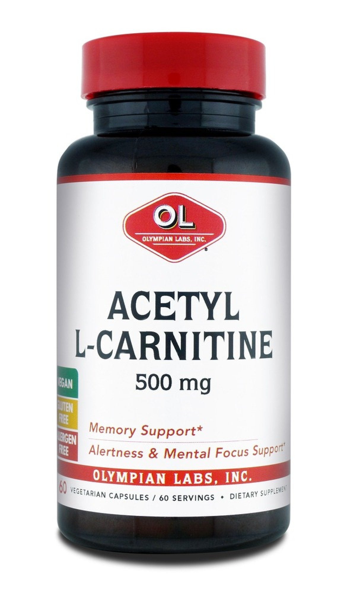 Olympian Labs Acetyl L-Carnitine 500mg 60 Capsule