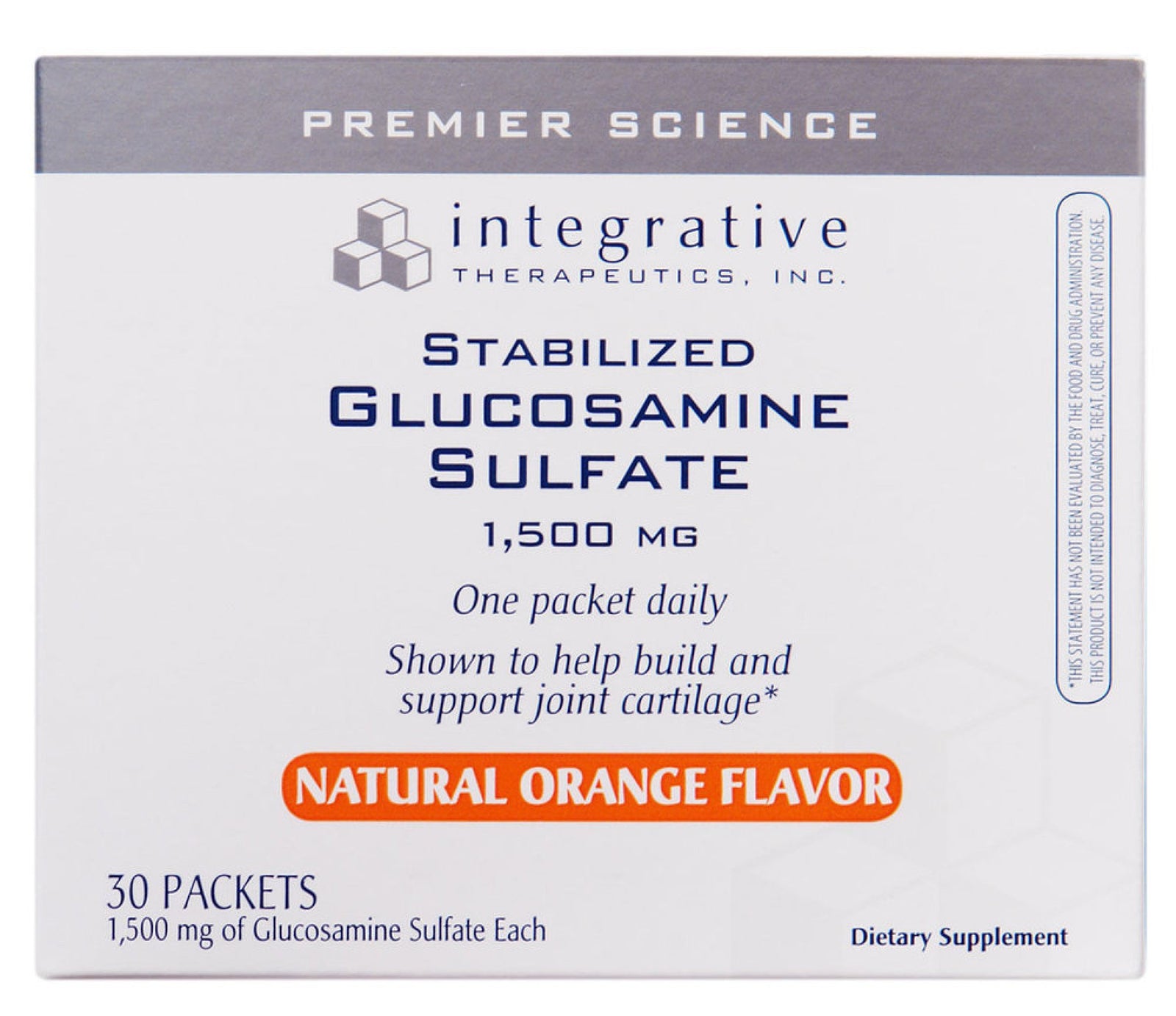 Integrative Therapeutics Glucosamine Sulfate-Orange Flavor 30 Packet