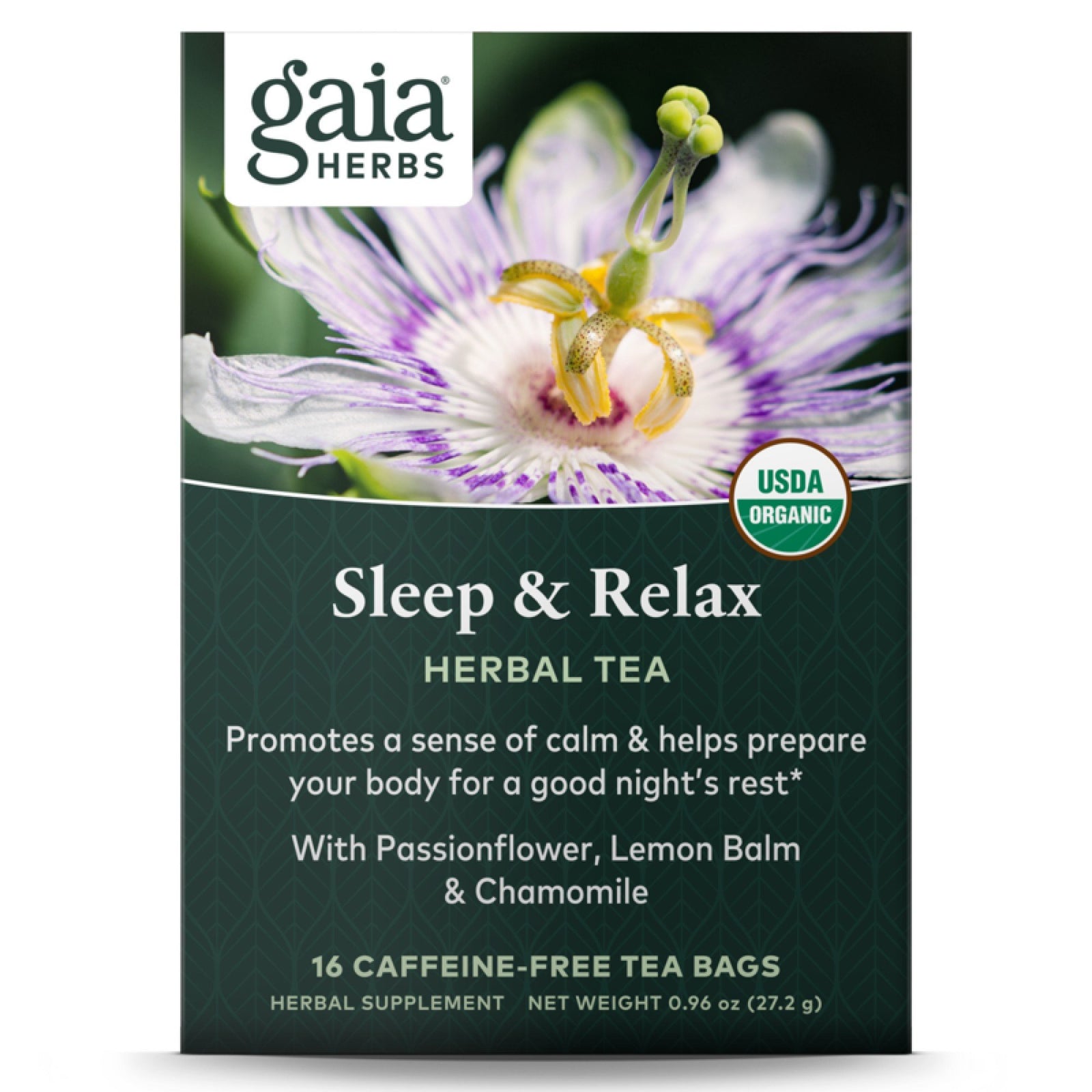 Gaia Herbs Sleep & Relax Tea 16 Bag