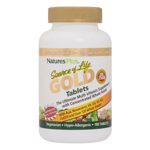 Nature's Plus Source of Life GOLD Tablets 180 Tablet