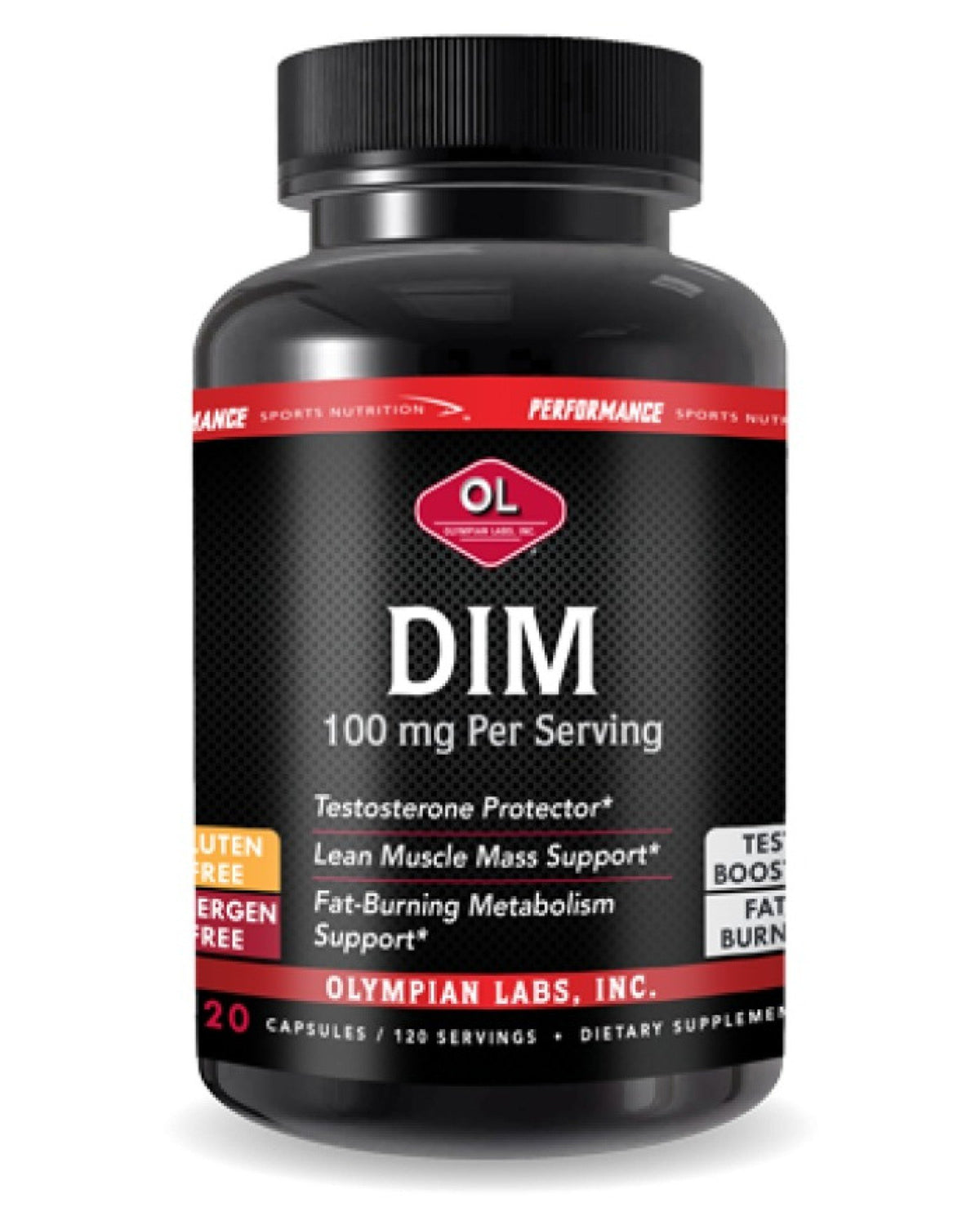 Olympian Labs DIM (diindolylmethane) 100mg 120 Capsule