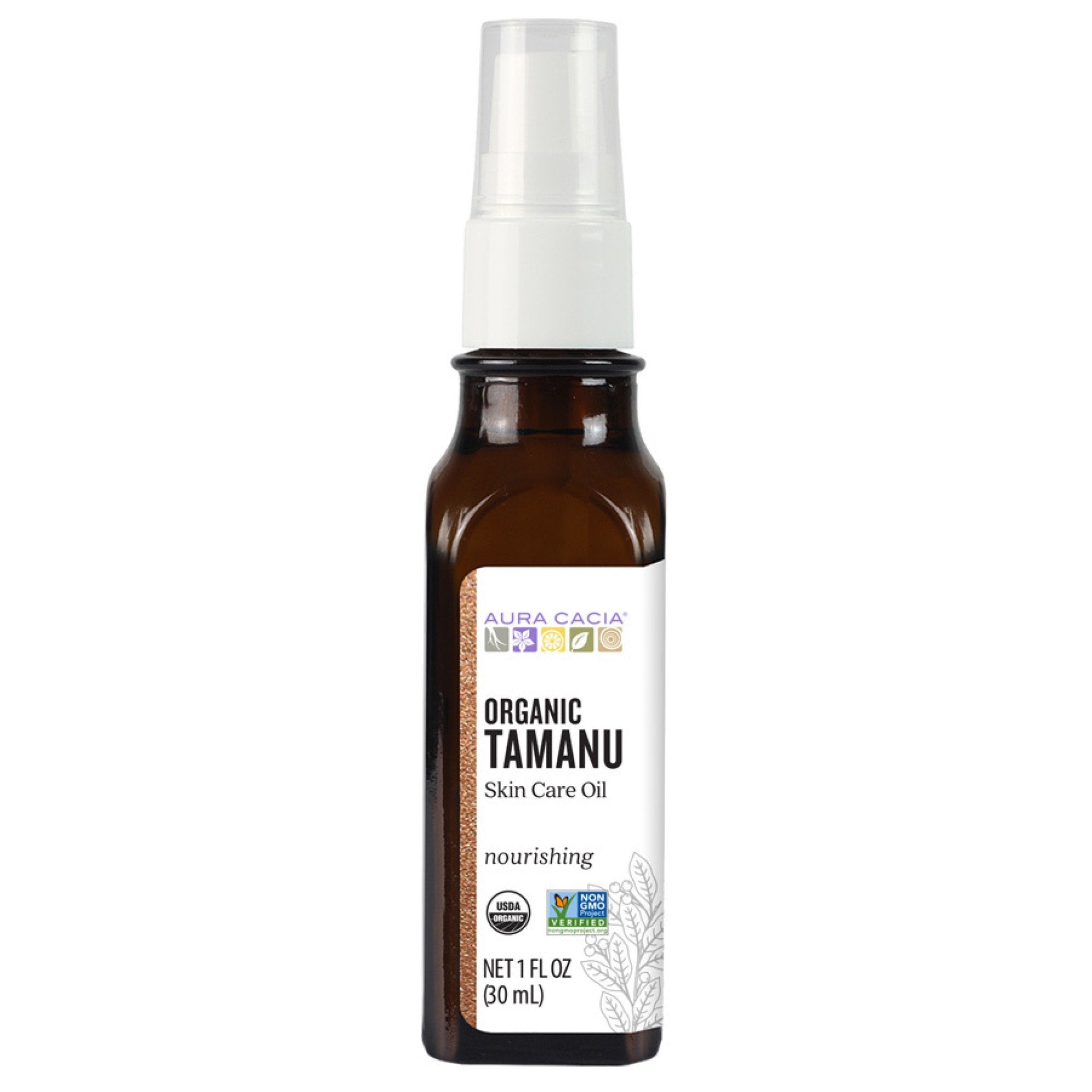 Aura Cacia Skin Care Tamanu Oil Certified Organic 1 oz Oil