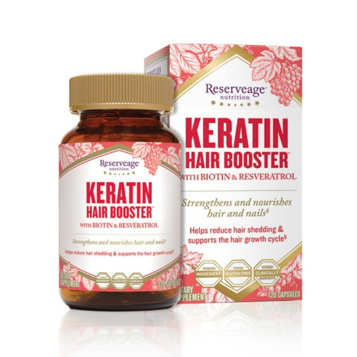 Reserveage Keratin Hair Booster 60 VegCap