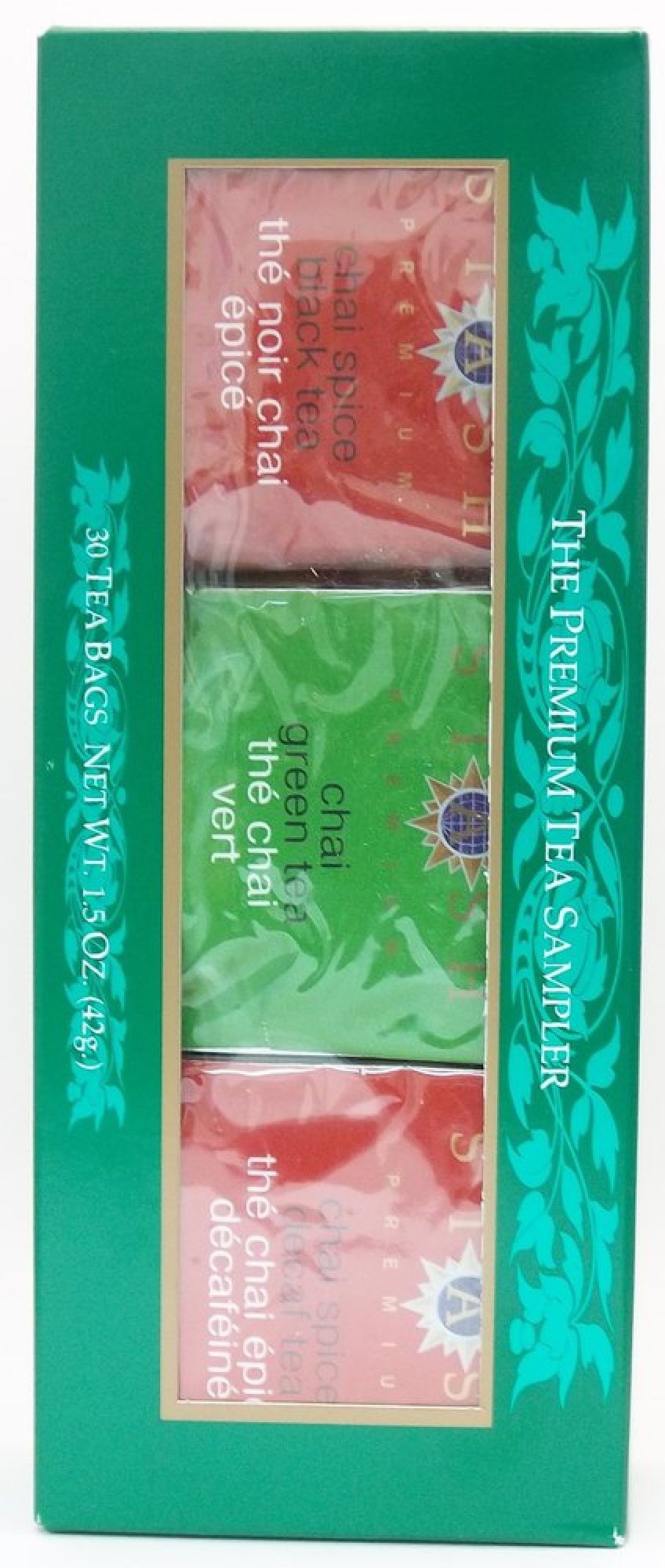 Stash Tea Premium Tea Sampler- Chai 30 Bags