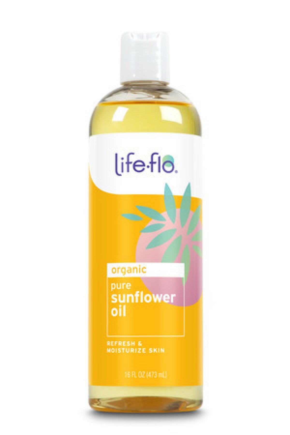 LifeFlo Pure Sunflower Oil Organic 16 oz Liquid