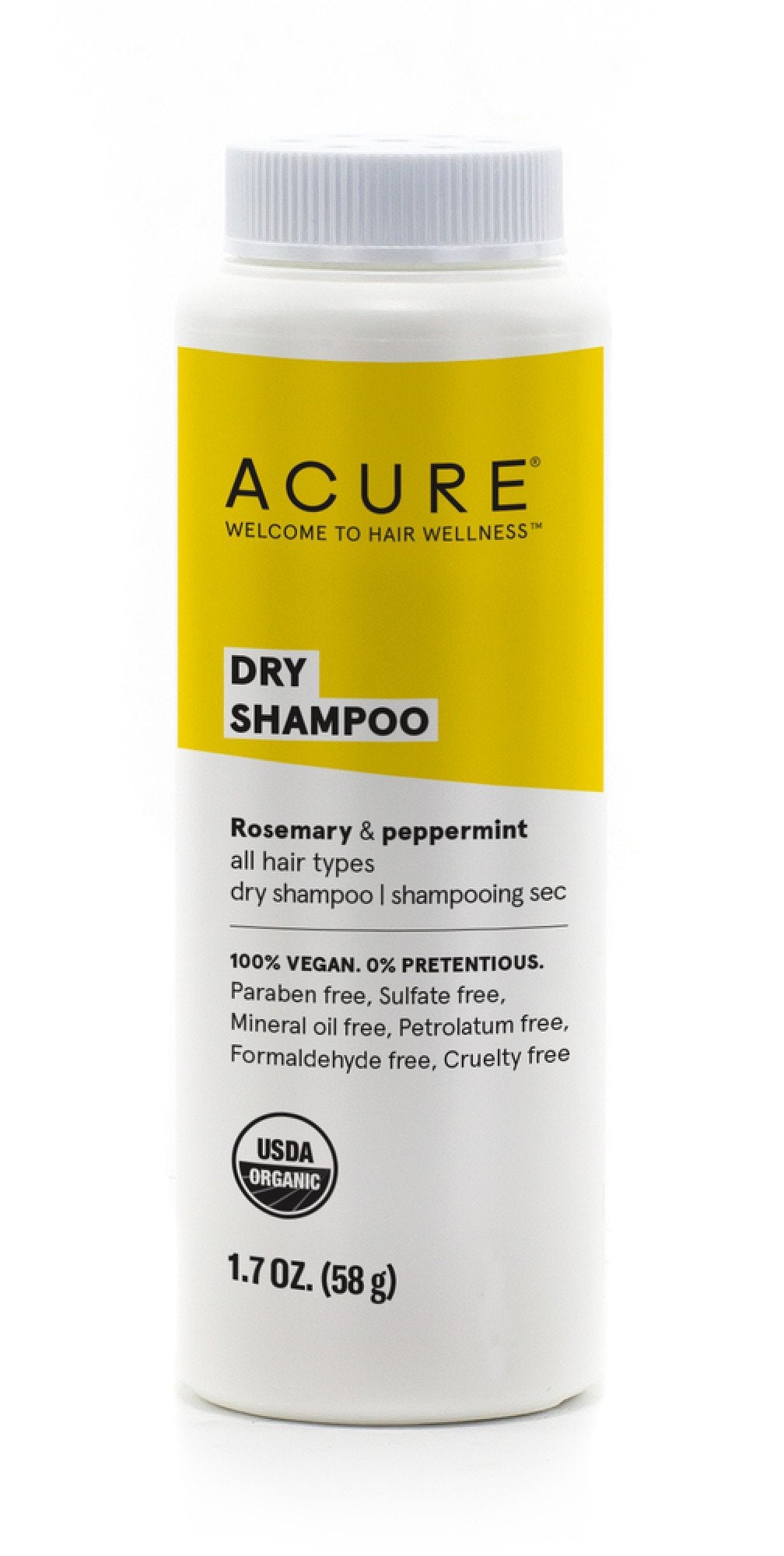 Acure Dry Shampoo- All Hair Types 1.7 oz Powder