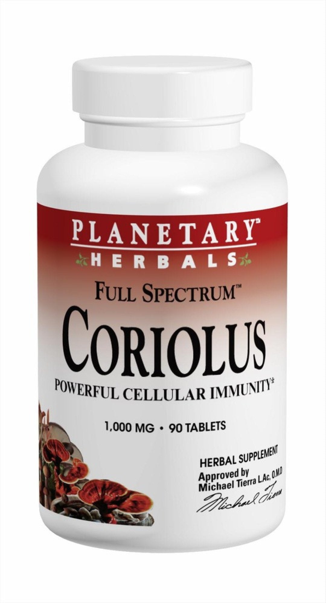 Planetary Herbals Full Spectrum Coriolus 1000 mg 30 Tablet