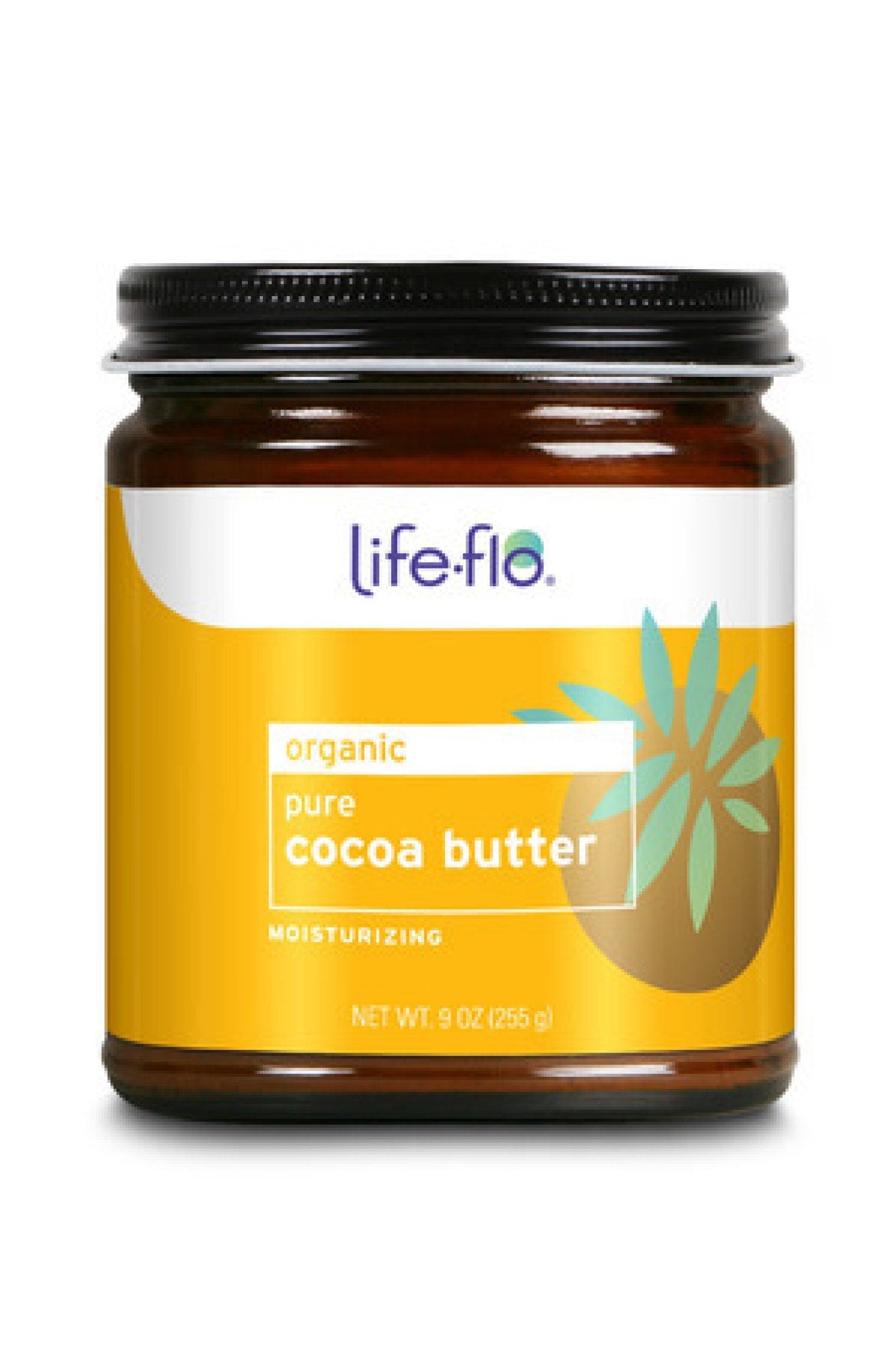 LifeFlo Cocoa Butter Pure Organic Natural 9 oz Cream