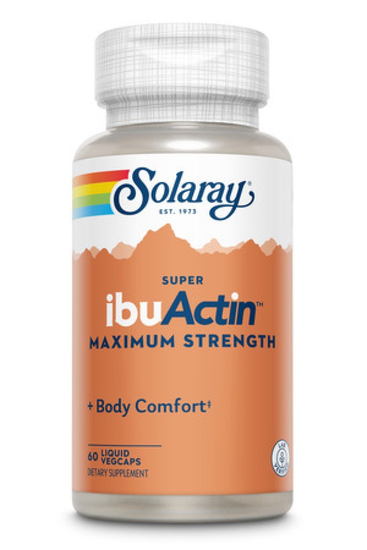 Solaray Super IbuActin 60 Liquid VegCap