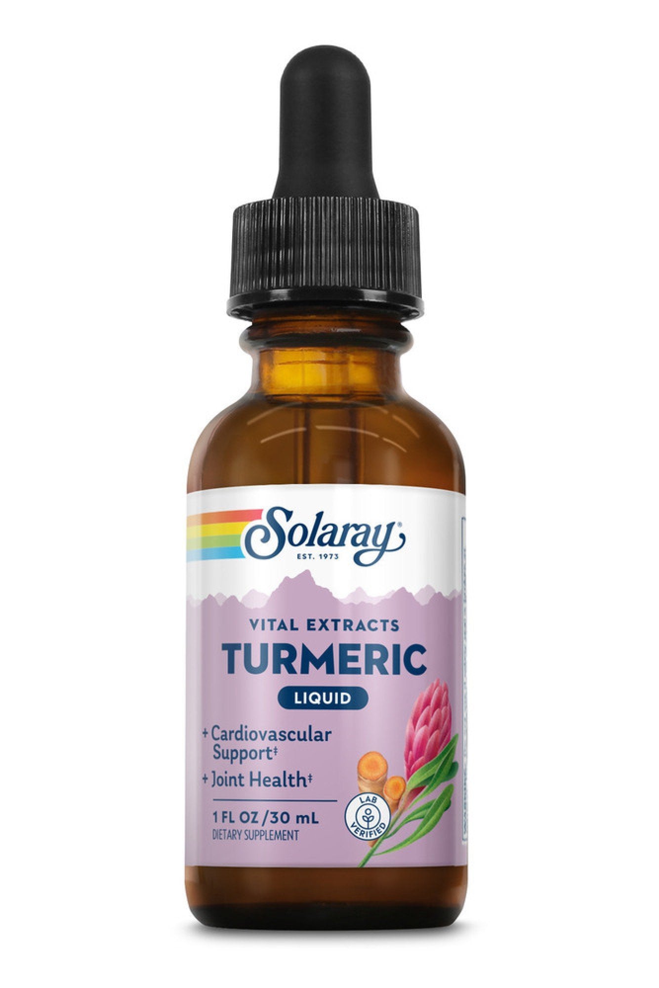 Solaray Turmeric Liquid Extract Natural 1 oz Liquid