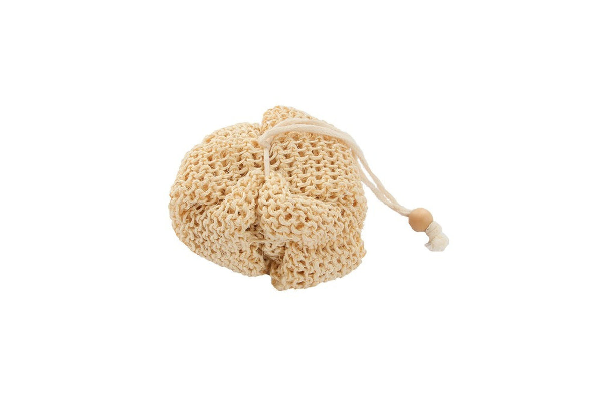 Bass Brushes Sisal Flower Sponge Knitted Style - Firm 1 Sponge