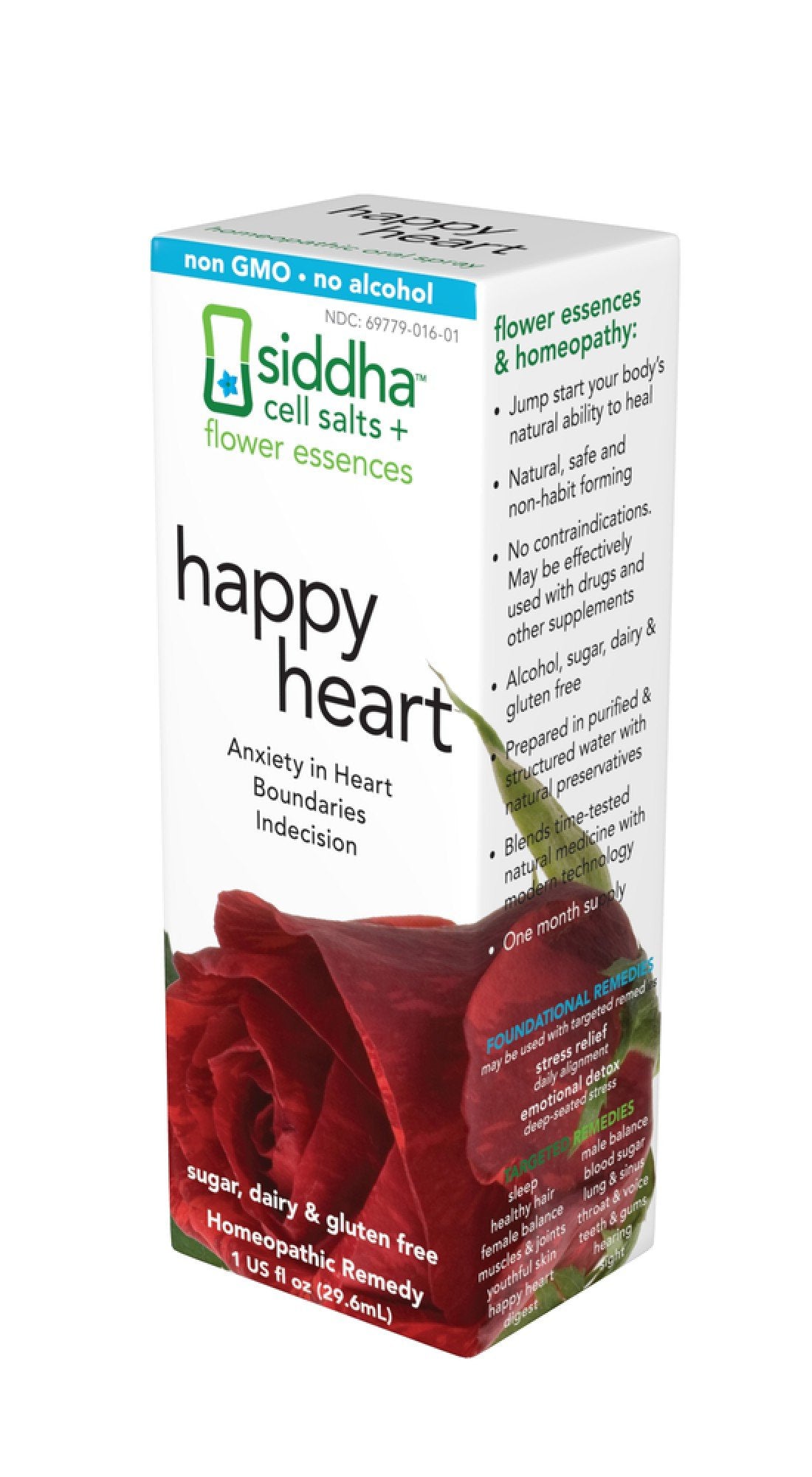 Siddha Flower Essences Happy Heart 1 fl oz Liquid