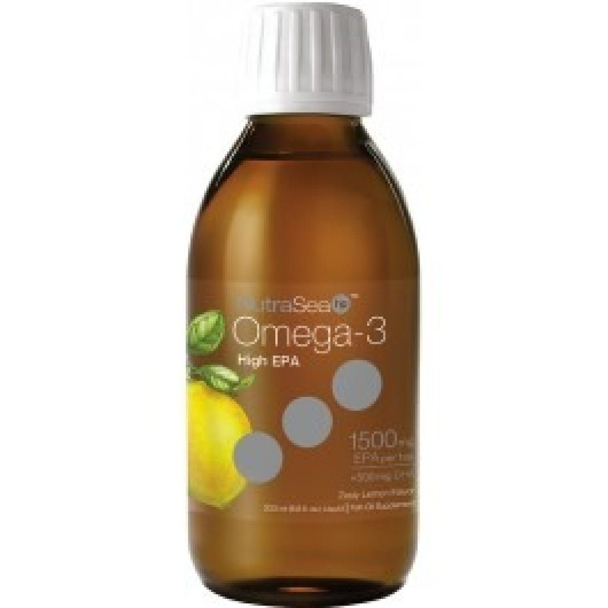 Ascenta NutraSea HP Zesty Lemon 200 ML (6.8 fl oz) Liquid