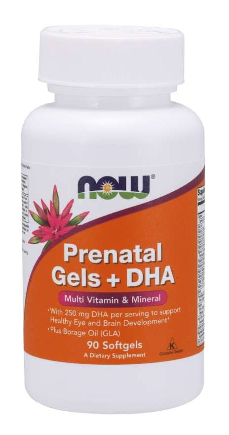Now Foods Prenatal Gels + DHA 90 Softgel Healthy Shopping