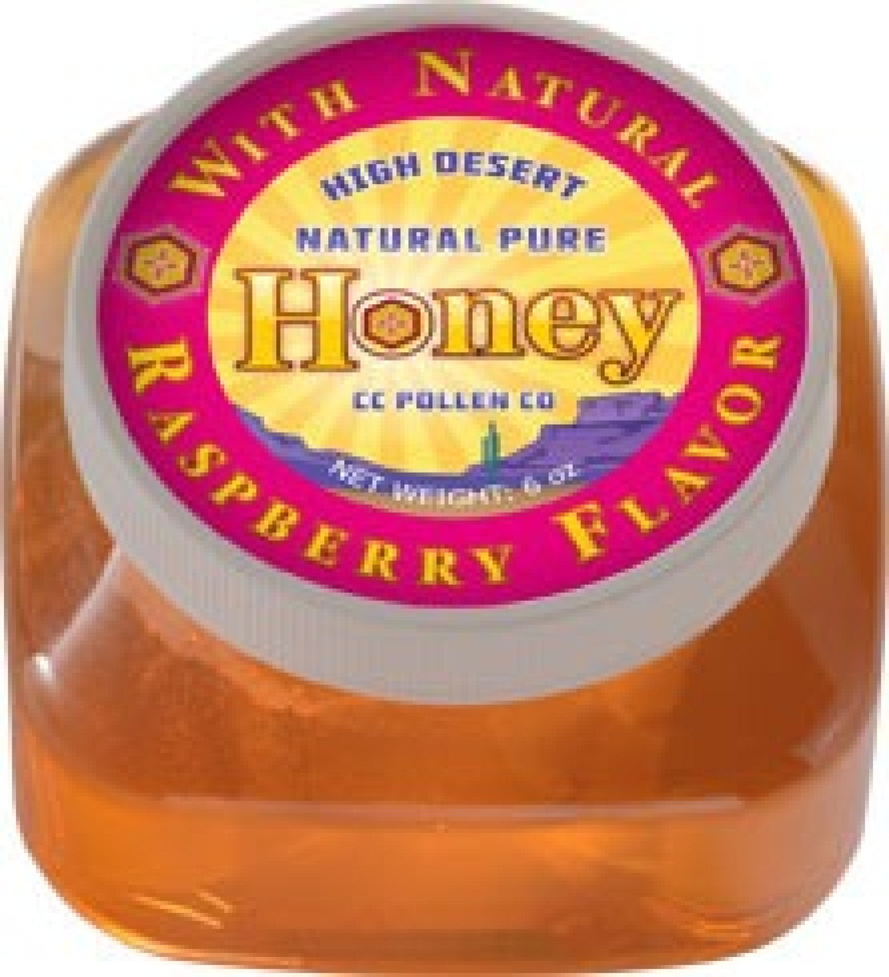 CC Pollen Honey with Raspberry 12 oz Liquid