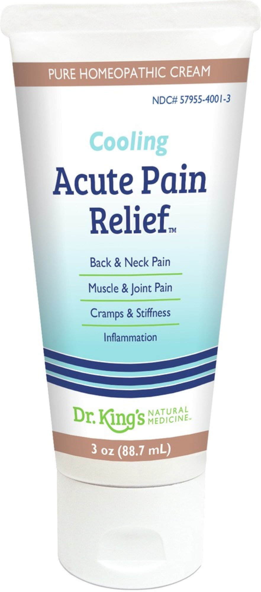 Dr King Natural Medicine Cooling Acute Pain Relief 3 oz Cream