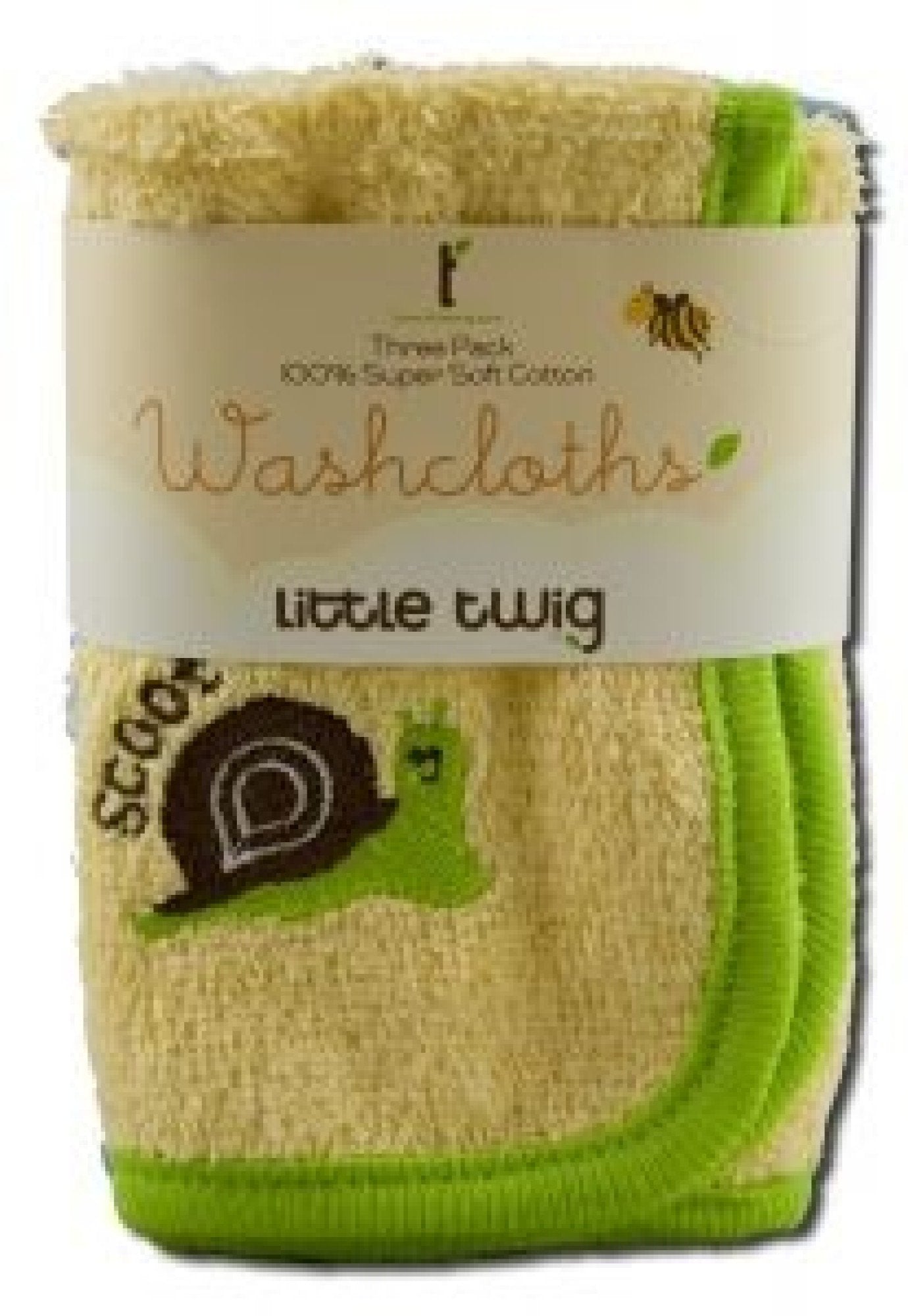 Little Twig Washcloth Triple Pack 3 Pack