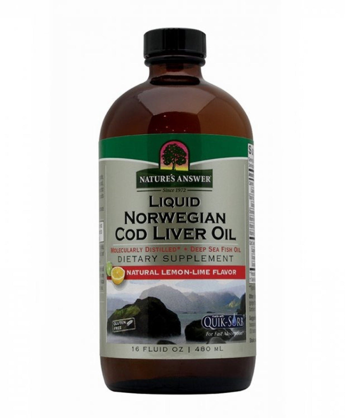 Nature&#39;s Answer Norwegian Cod Liver Oil 16 oz Liquid