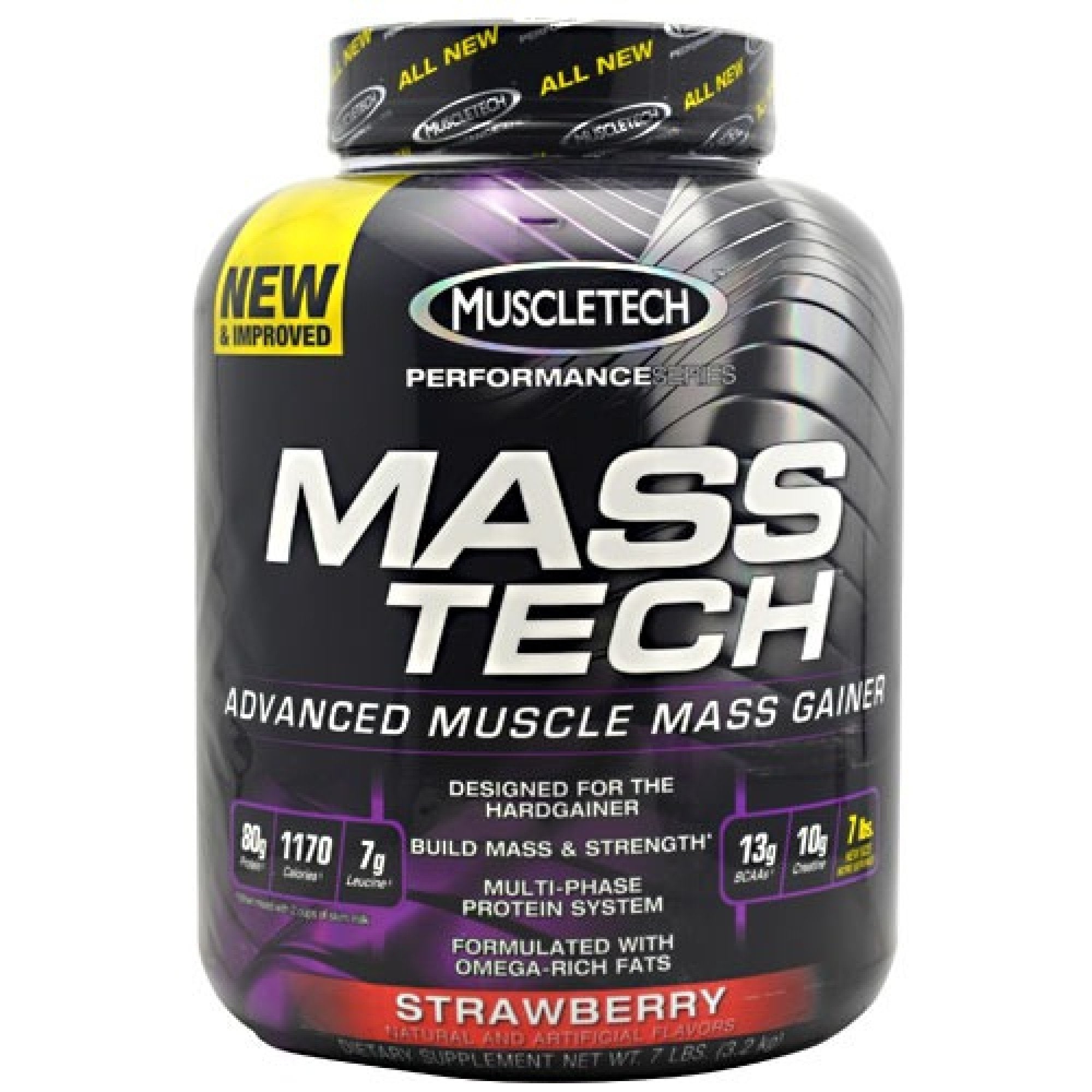 Muscletech Performance Series Mass Tech Strawberry 7 lb Powder