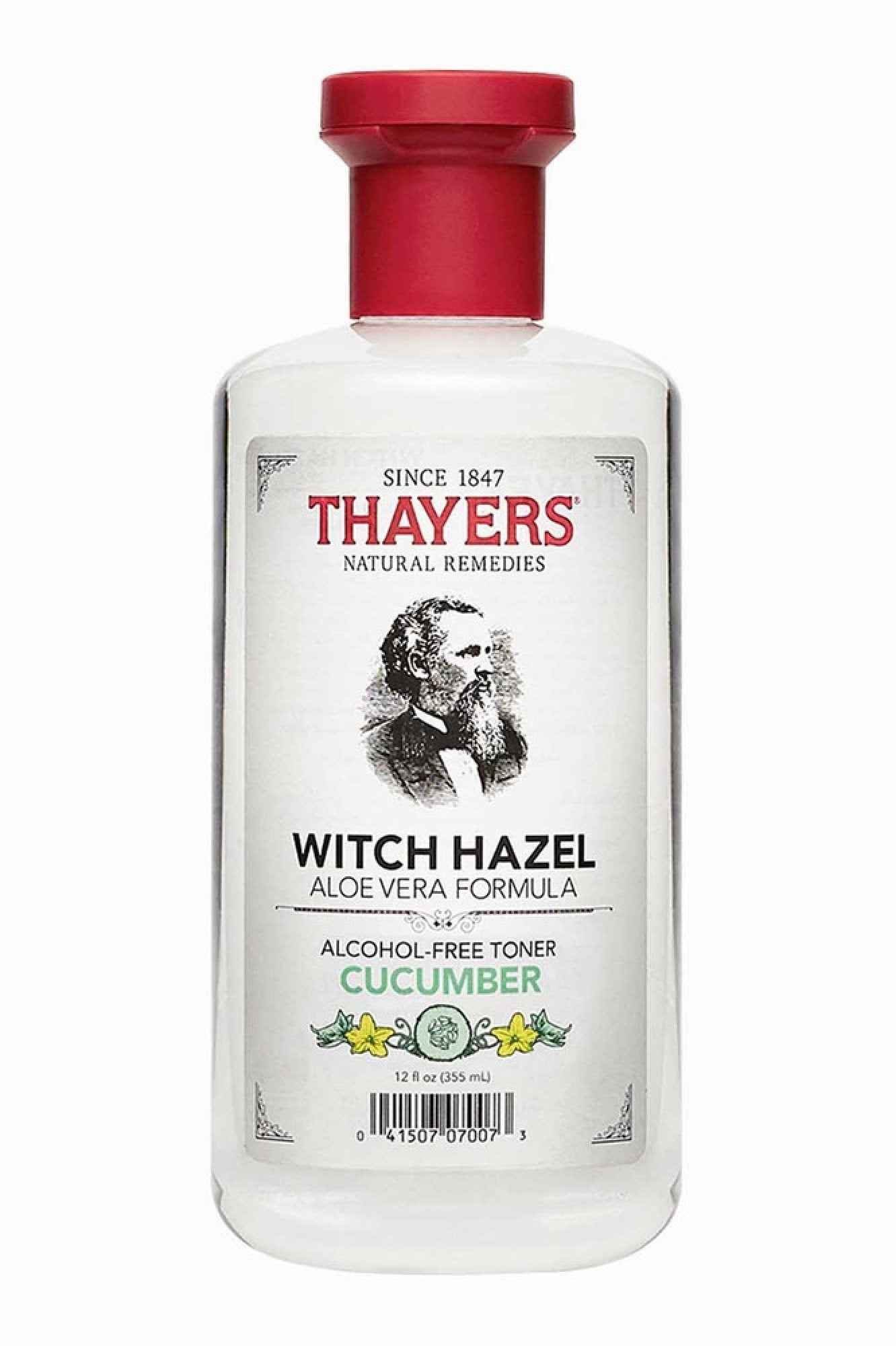 Thayers Alcohol Free Cucumber Witch Hazel Toner w/Aloe 12 oz Liquid