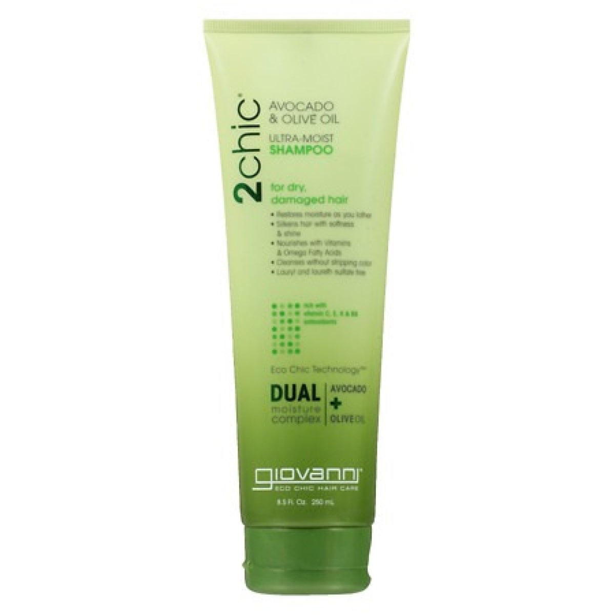 Giovanni 2CHIC Shampoo Avocado &amp; Olive Oil Moisture 8.5 oz Liquid