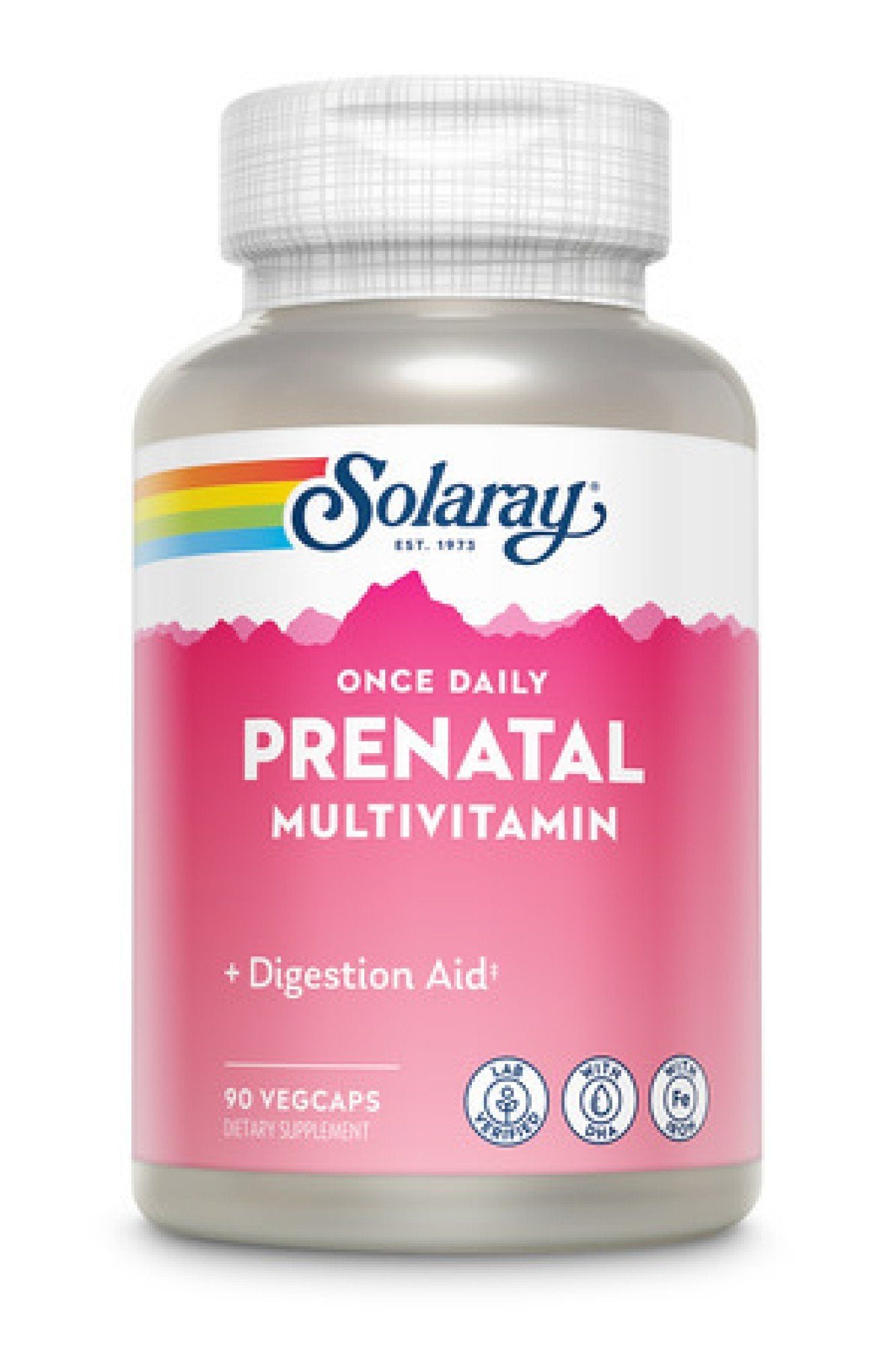 Solaray Once Daily Prenatal 90 VegCap