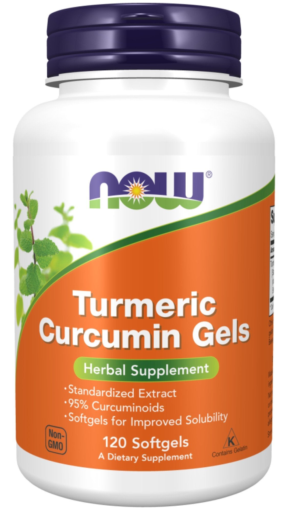 Now Foods Turmeric Curcumin 450 mg 120 Softgel