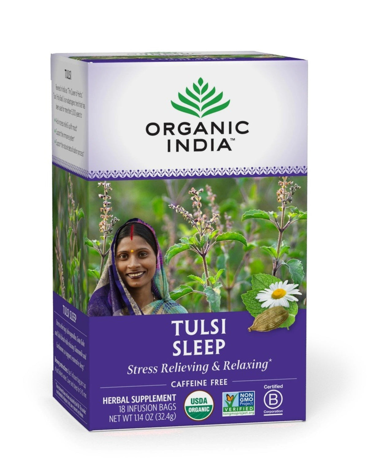 Organic India Tulsi Wellness Tea-Sleep 18 Tea Bag