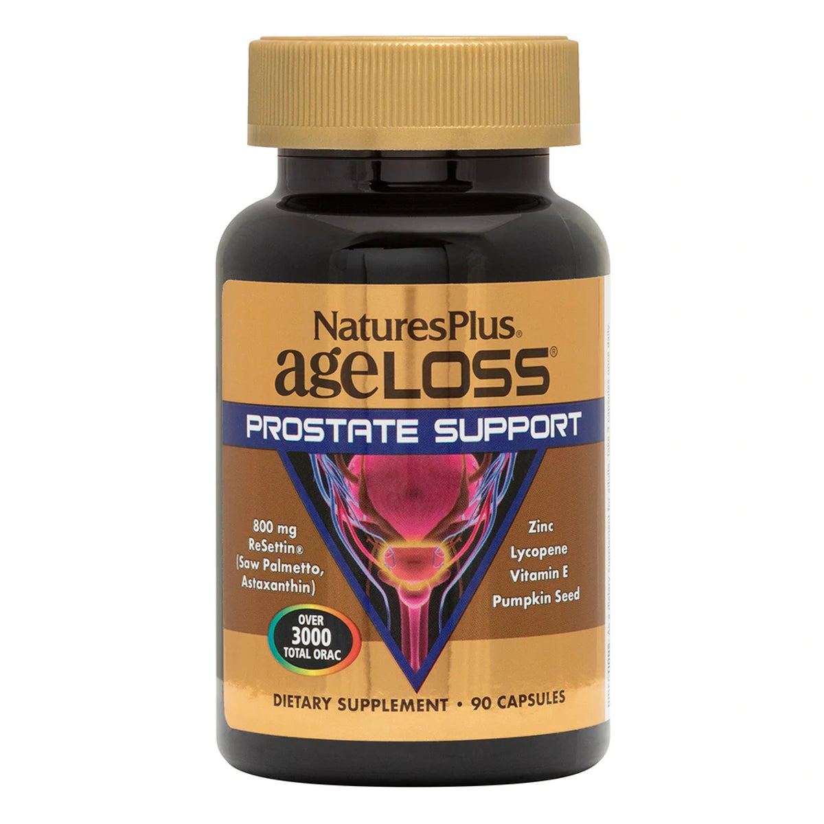 Nature&#39;s Plus Ageloss Prostate 90 VegCap