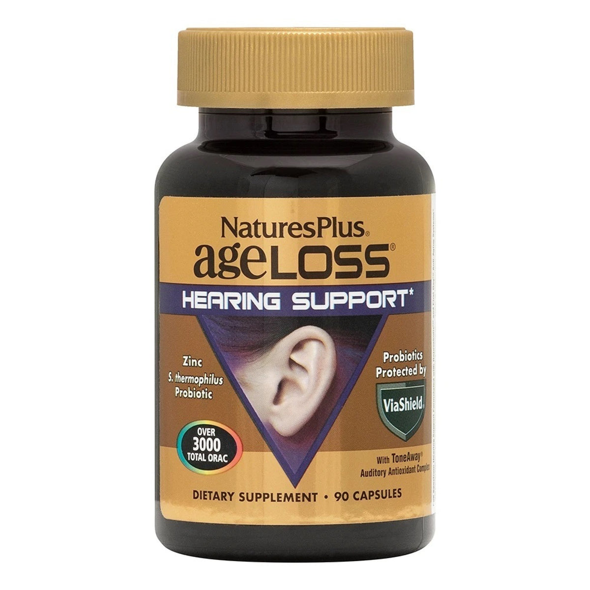 Nature&#39;s Plus Ageloss Hearing Support 90 VegCap