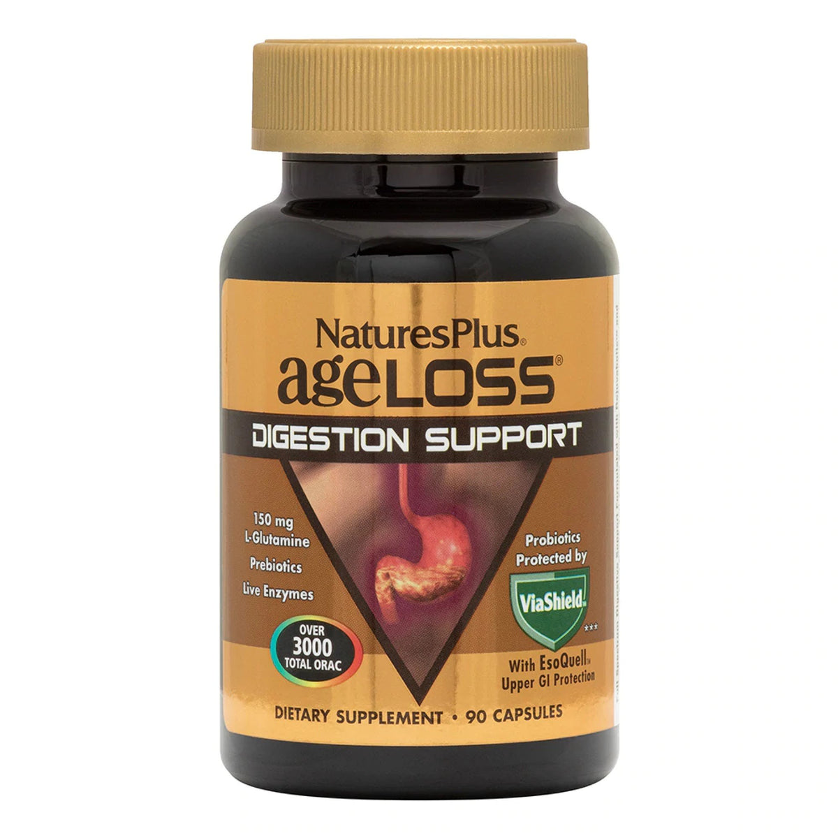 Nature&#39;s Plus Ageloss Digestion Support 90 VegCap