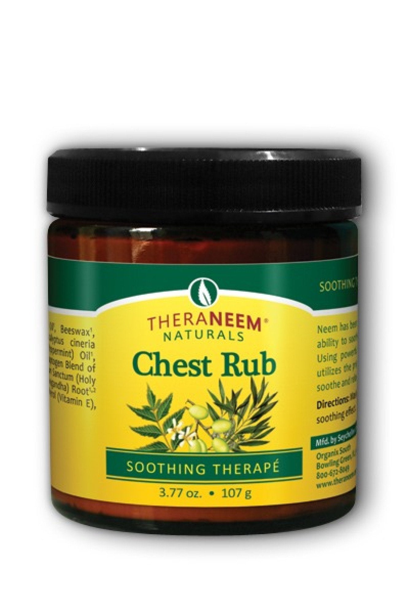 Organix South Neem, Vaporizing Chest Rub Natural 3.77 oz Balm