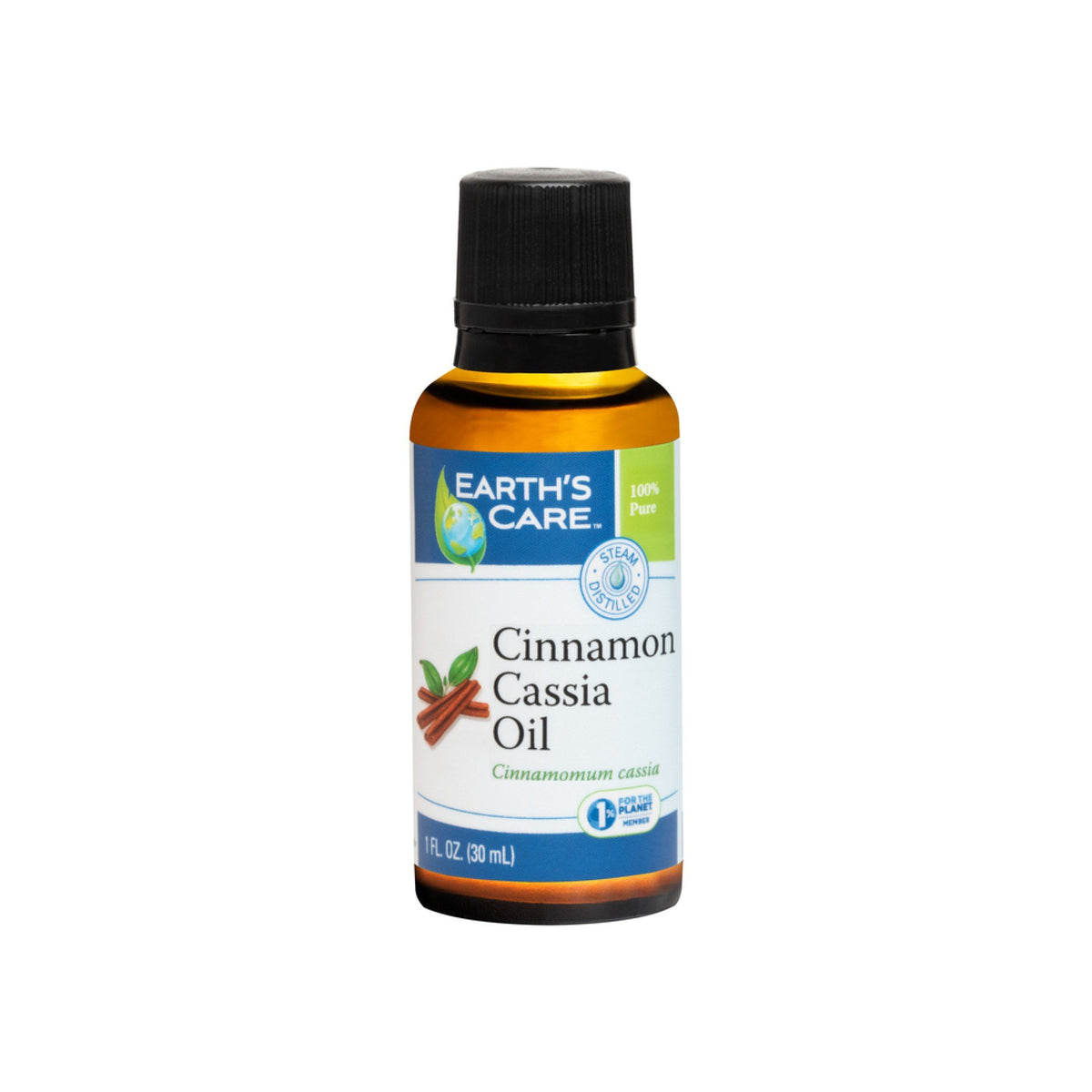 Earth&#39;s Care Cinnamon Cassia Oil 100% Pure &amp; Natural 1 oz Oil