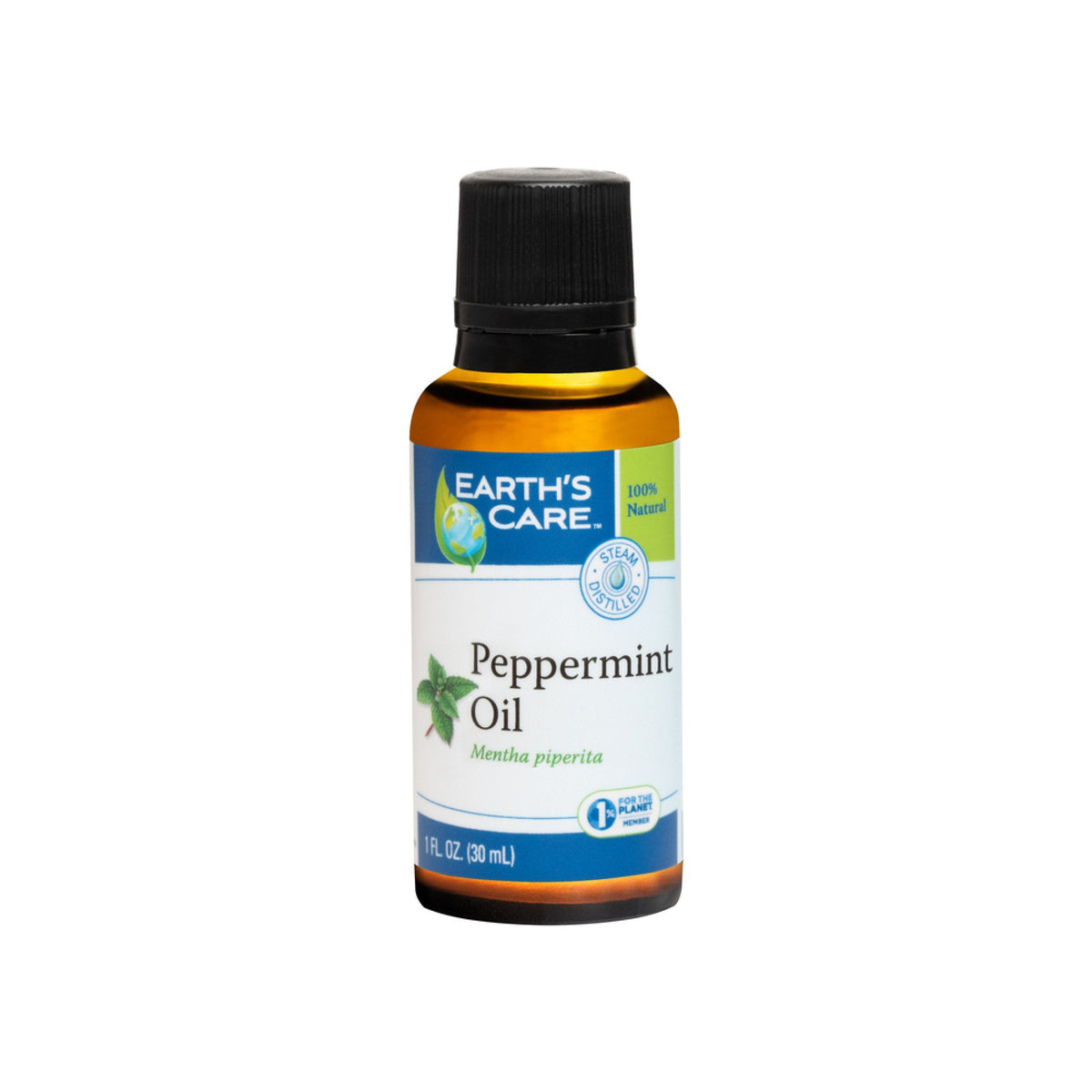 Earth&#39;s Care Peppermint Oil 100% Pure &amp; Natural 1 oz Oil