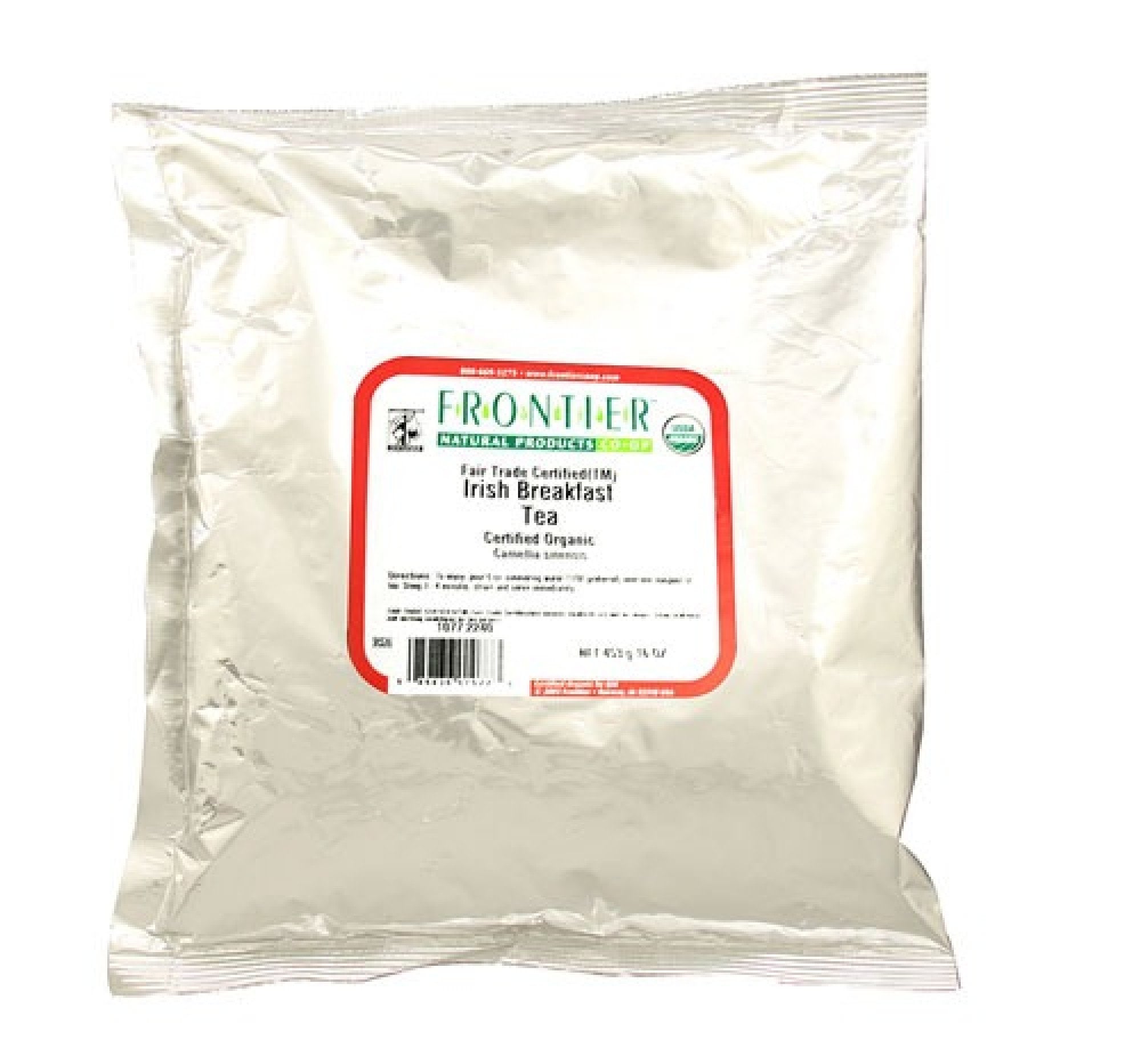 Frontier Natural Products Irish Breakfast Tea Blend Organic 1 lb Bulk