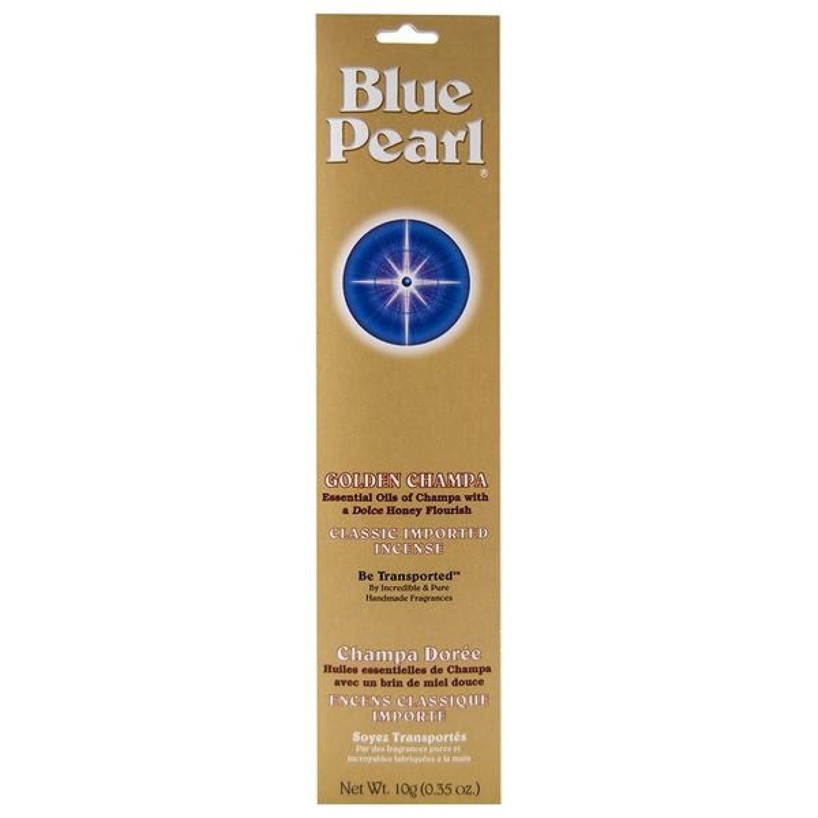 Blue Pearl Incense Premium Golden Champa 10 gram Incense