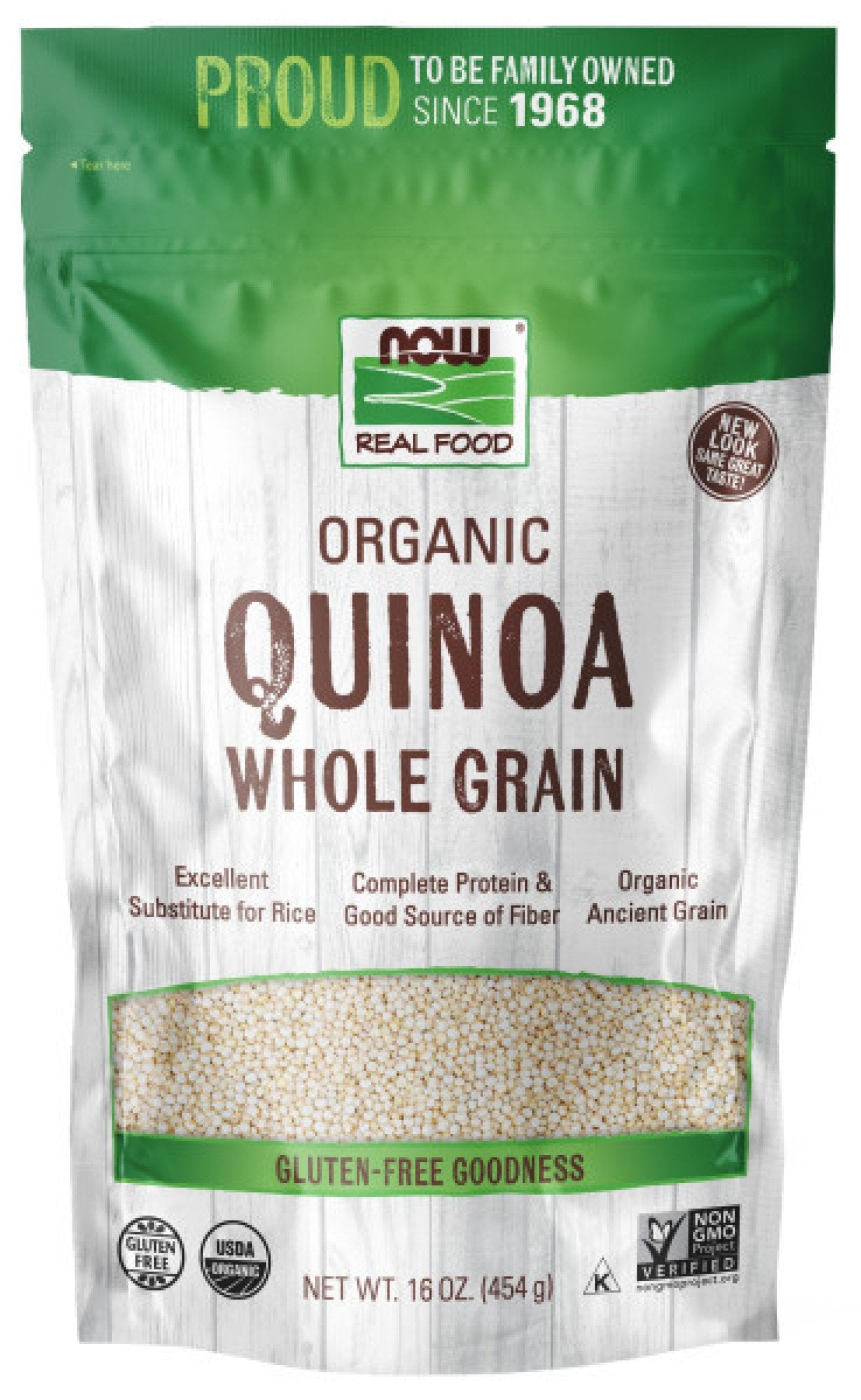 Now Foods Quinoa Grain Organic,Non GMO 1 lb Grains