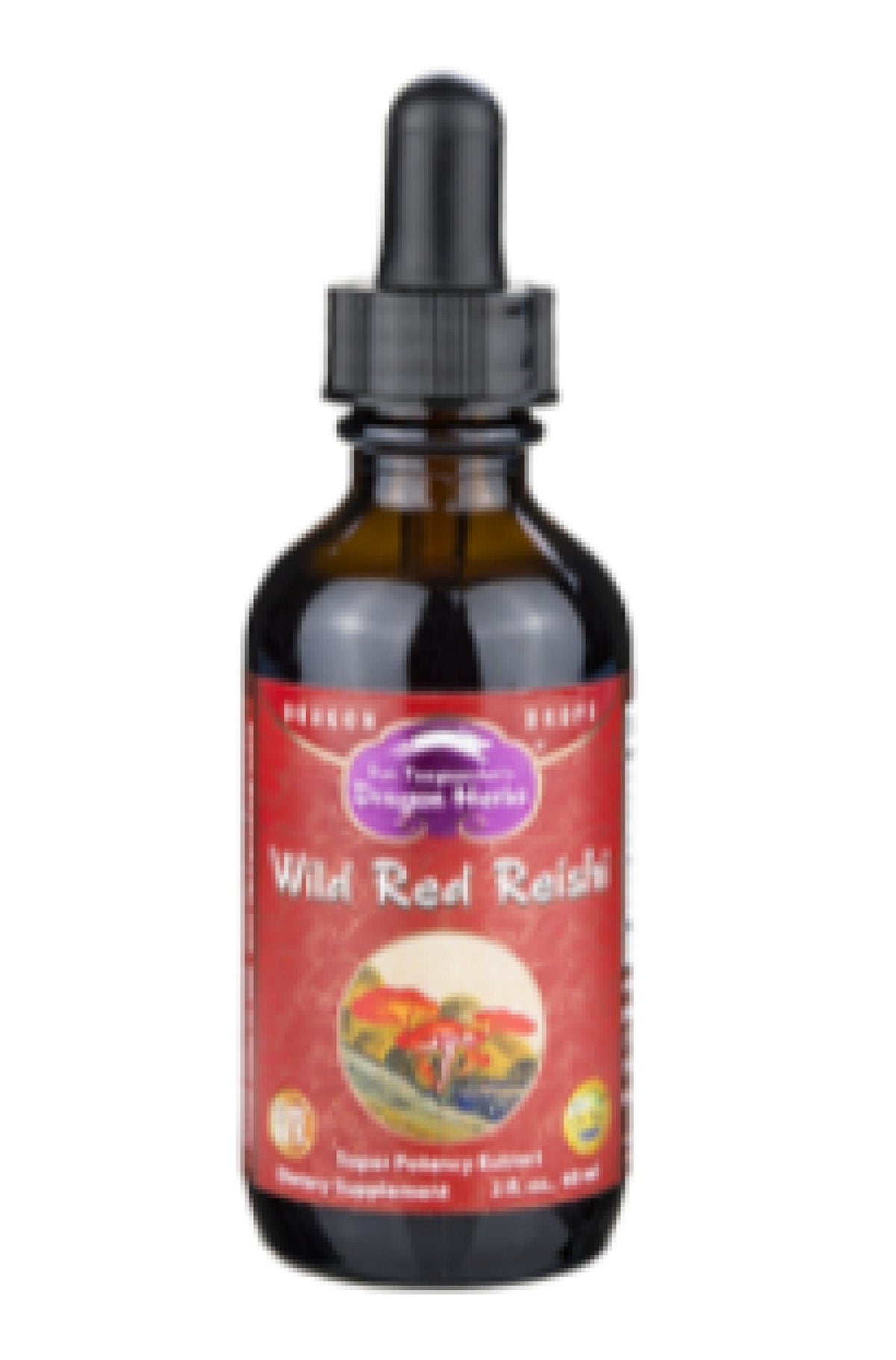 Dragon Herbs Reishi Drops, Wild 2 fl oz (60 ml) Liquid