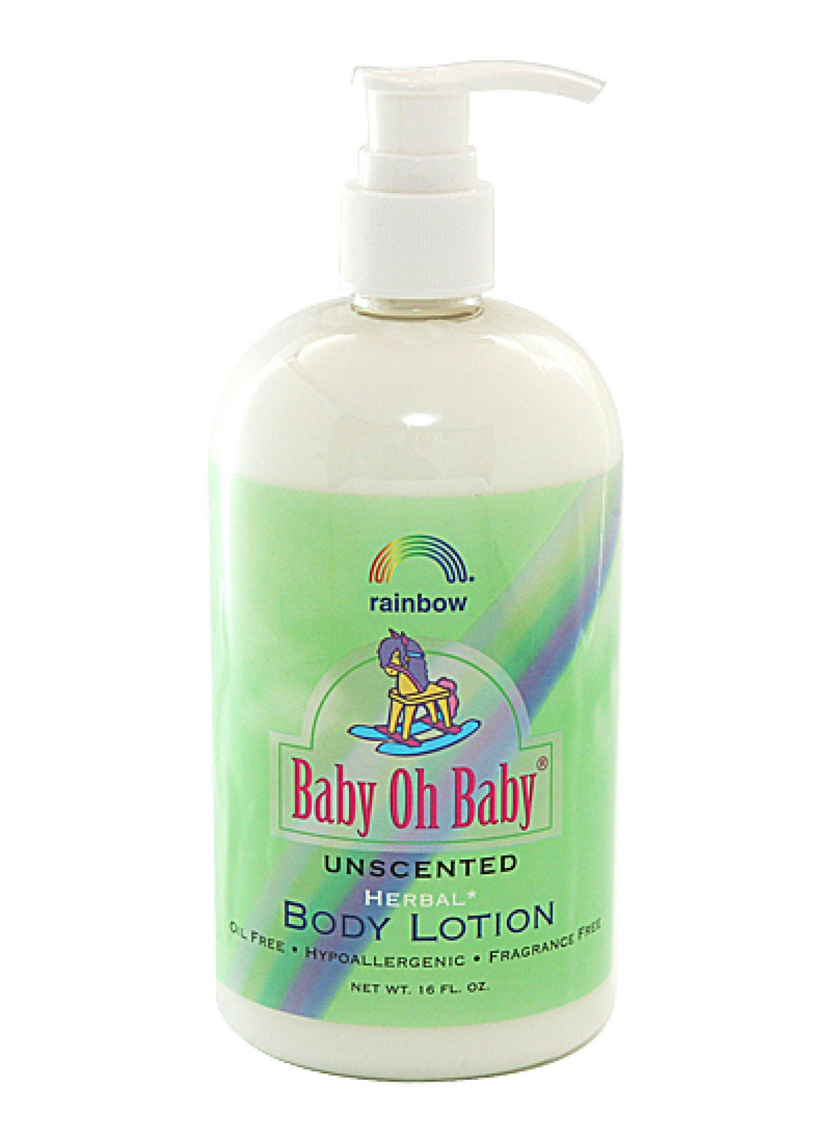 Rainbow Research Baby Oh Baby Body Lotion Unscented 16 oz Lotion