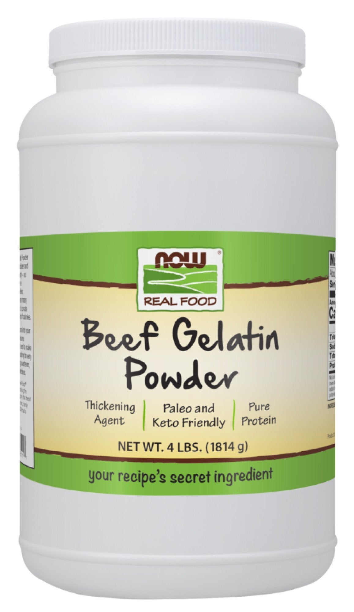 Now Foods Beef Gelatin Powder 4 lbs Powder