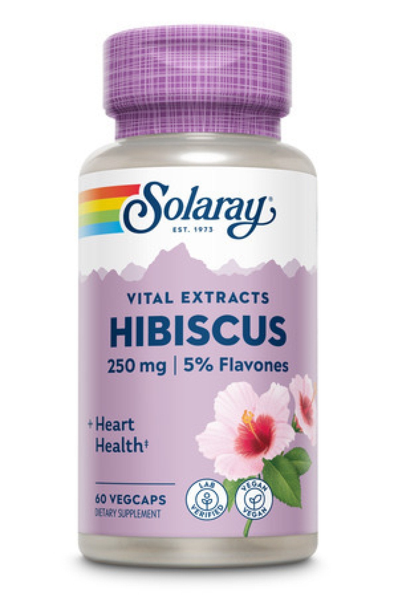 Solaray Hibiscus Flower Extract (250 mg) 60 VegCap