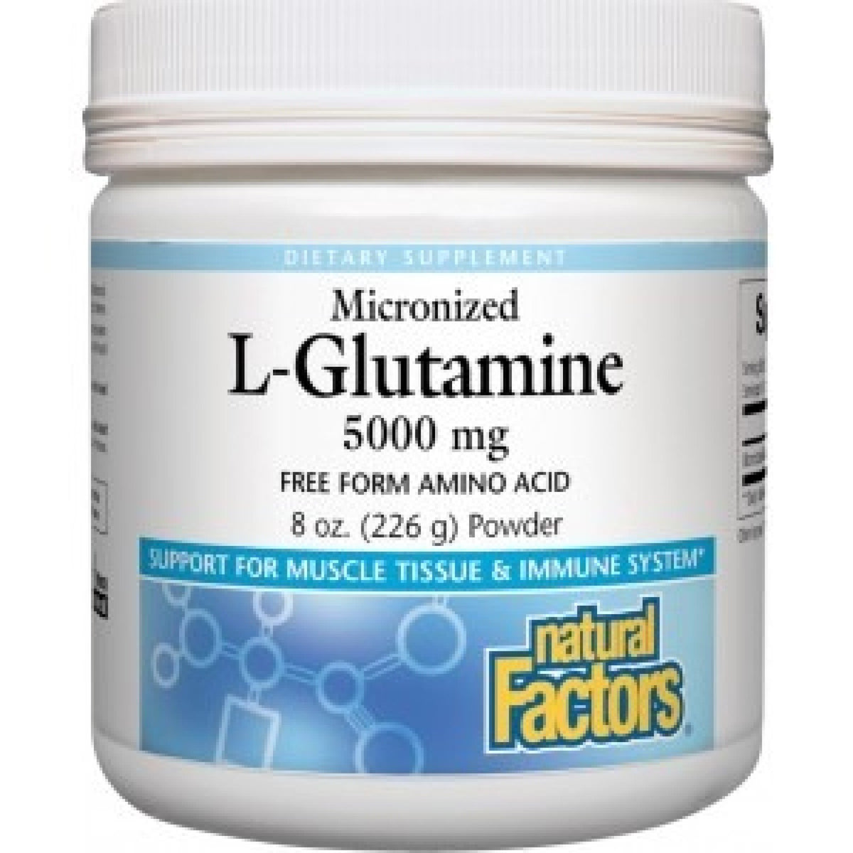 Natural Factors L-Glutamine 5000mg Powder 8 oz Powder