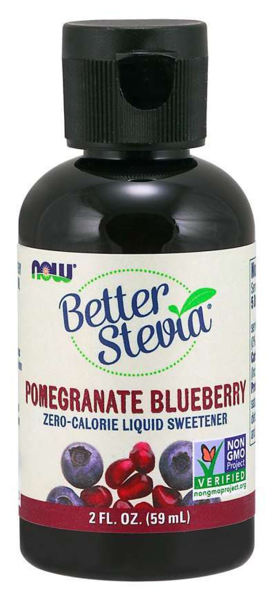 Now Foods BetterStevia Pomegranate-Blueberry 2  fl oz Liquid