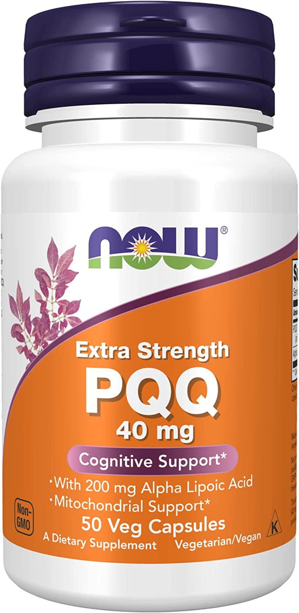 Now Foods Extra Strength PQQ 40 mg 50 VegCap