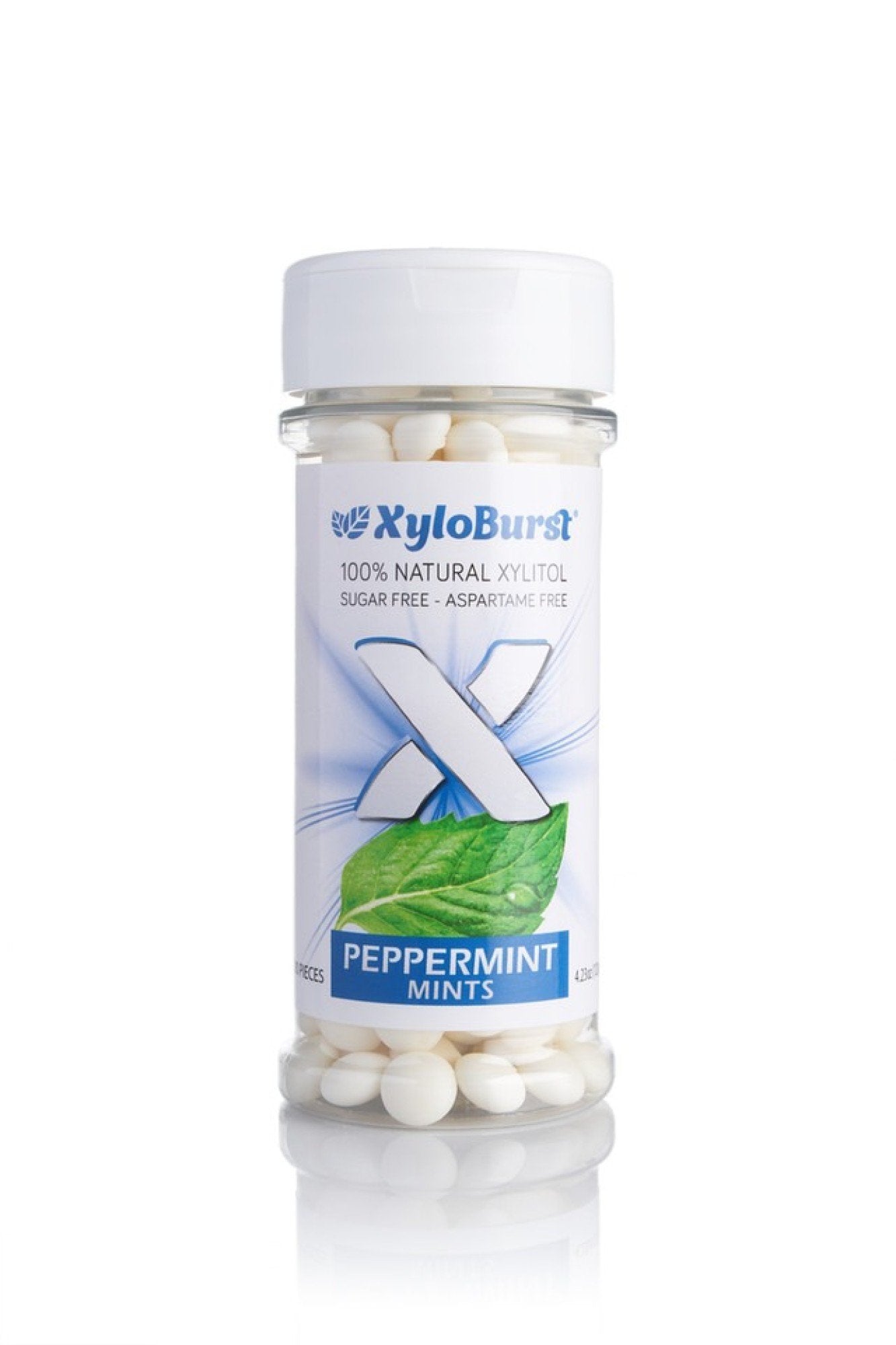 XyloBurst Peppermint Mints 200 ct Jar