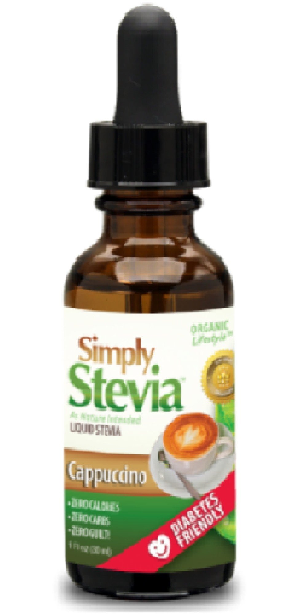 Stevia International Simply Liquid Stevia Cappuccino 1 oz Liquid