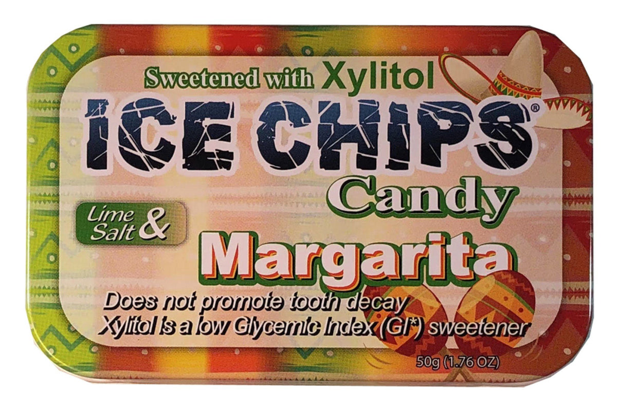 Ice Chips Candy Hand Crafted Candy Tin Margarita 1.76 oz Candy